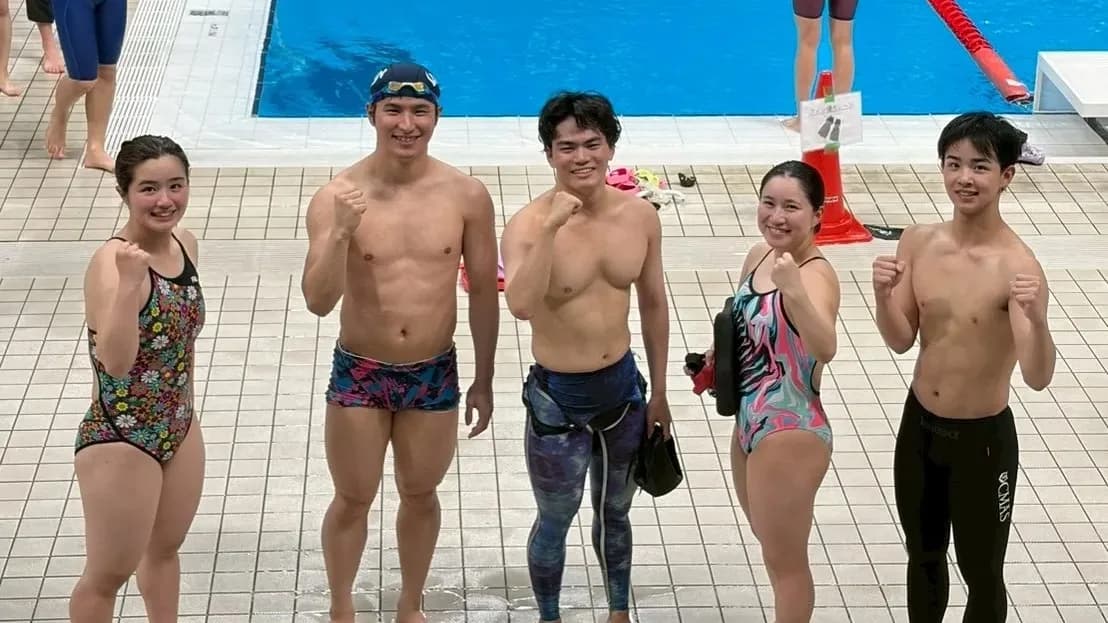 【結果】AQUATIC GAMES 2026・フィンスイミング日本選手権へ向けてAQUA FinDから6名が参加!絶好調でベスト更新!